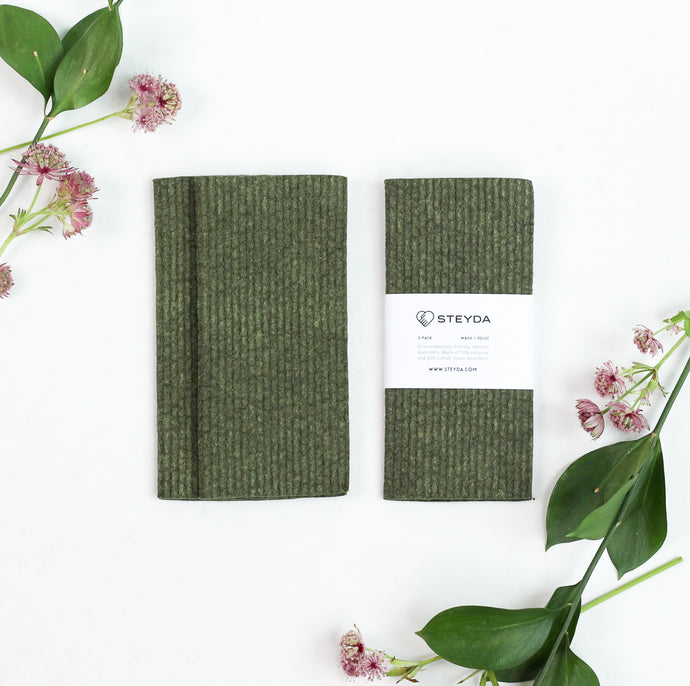 Disktrasa 3-pack olivgrön